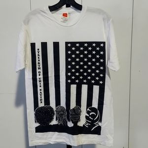 "Strength Of This Nation" Graphic Prints Tee Shirt